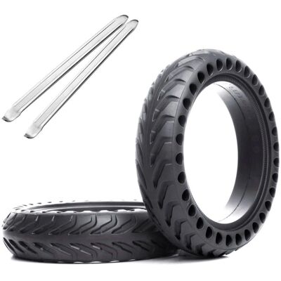 Xiaomi El-scooter Dæk - Honeycomb punkteringsfrie 8,5 tommer - Sort Xiaomi El-scooter Dæk - Honeycomb punkteringsfrie 8,5 tommer - Sort