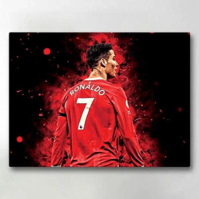 United Ronaldo Monivärinen Canvas Seinataide - 40x30 cm United Ronaldo Monivärinen Canvas Seinataide - 40x30 cm