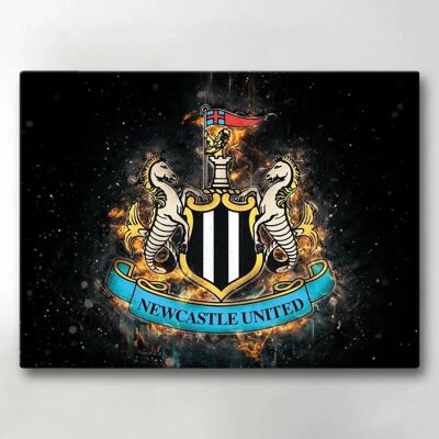 Newcastle United Canvas Seinätaide - 40x30cm - Puuvilla - 8 Kehystä Newcastle United Canvas Seinätaide - 40x30cm - Puuvilla - 8 Kehystä