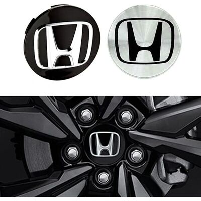 Honda - Center Caps - 69 mm - Sort - Biltilbehør Honda - Center Caps - 69 mm - Sort - Biltilbehør