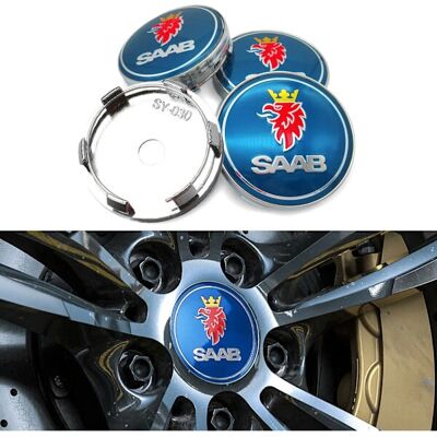 SAAB Pyörän keskikupit 60mm - Suojaa & Koristele SAAB Pyörän keskikupit 60mm - Suojaa & Koristele