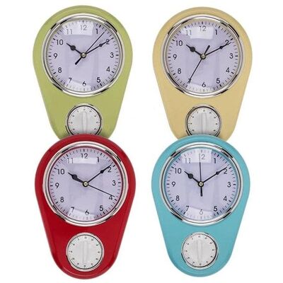 Generisk Vægur & Timer - Stille, 22,5cm Generisk Vægur & Timer - Stille, 22,5cm