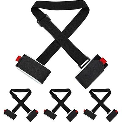 Generiske ski- og stangremme - Justerbare nylonremme Generiske ski- og stangremme - Justerbare nylonremme