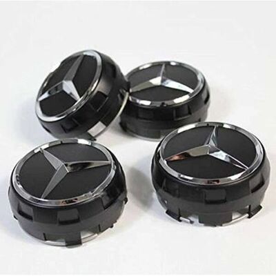 Tech of Sweden MB32 - 75MM 4-pack keskikapselit Mercedes Benz Hopea Tech of Sweden MB32 - 75MM 4-pack keskikapselit Mercedes Benz Hopea