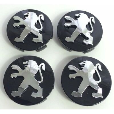 Tech of Sweden Peg03 - 60mm 4-pack Keskustapit Peugeot Hopea - Center caps Tech of Sweden Peg03 - 60mm 4-pack Keskustapit Peugeot Hopea - Center caps