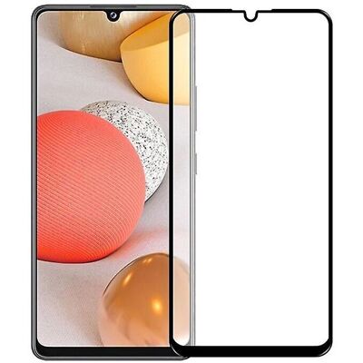 SKALO Samsung A42 Koko peittävää karkaistua lasia näytönsuojus SKALO Samsung A42 Koko peittävää karkaistua lasia näytönsuojus