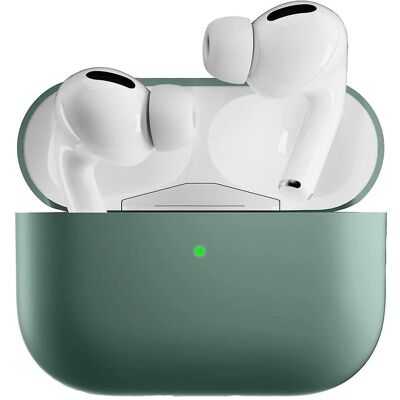 SKALO AirPods Pro 2 ultra tyndt silikone cover - Grøn SKALO AirPods Pro 2 ultra tyndt silikone cover - Grøn