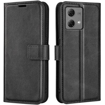 SKALO Motorola Moto G84 5G Premium Pungetui - Sort SKALO Motorola Moto G84 5G Premium Pungetui - Sort