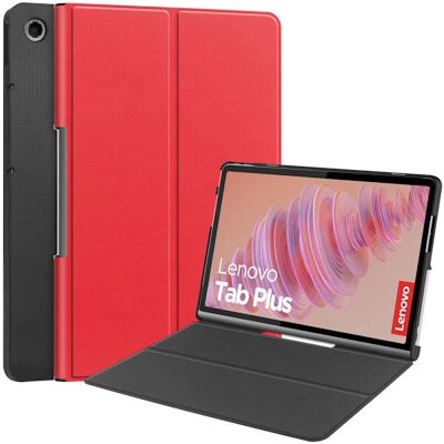 Duofold PU Læderetui til Lenovo Tab Plus 11,5" - Rød Duofold PU Læderetui til Lenovo Tab Plus 11,5" - Rød