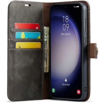 DG MING Samsung S24 FE Lompakkokotelo - Harmaa DG MING Samsung S24 FE Lompakkokotelo - Harmaa