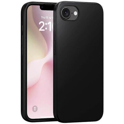 SKALO ultra-ohut matta musta TPU-kotelo iPhone 16e - Puhelimen suojus SKALO ultra-ohut matta musta TPU-kotelo iPhone 16e - Puhelimen suojus