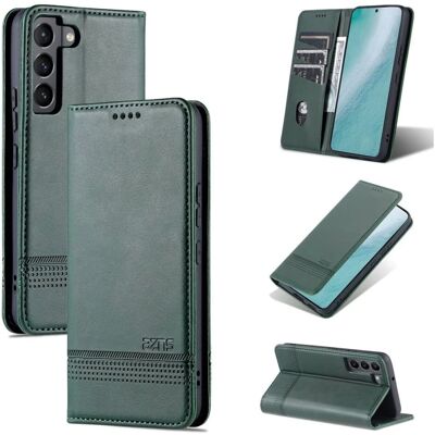 Floveme Samsung Galaxy S22 Plus Mørkegrøn PU Læder Pung Floveme Samsung Galaxy S22 Plus Mørkegrøn PU Læder Pung