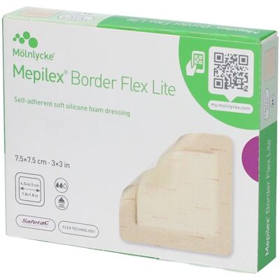 Molnlycke Mepilex Border Flex Lite Bandager - Sårpleje Molnlycke Mepilex Border Flex Lite Bandager - Sårpleje