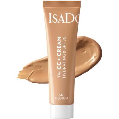 IsaDora Medium CC + Cream SPF 30 - Fuktighetsgivende CC Creme IsaDora Medium CC + Cream SPF 30 - Fuktighetsgivende CC Creme