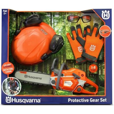 Husqvarna Spielzeugkettensäge - 550 XP mit Sicherheitsset - Geschenk für Kinder Husqvarna Spielzeugkettensäge - 550 XP mit Sicherheitsset - Geschenk für Kinder