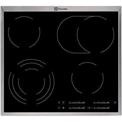 Electrolux EHF46547XK Μαύρη Εντοιχισμένη κεραμική εστιάδα 4 ζώνες Electrolux EHF46547XK Μαύρη Εντοιχισμένη κεραμική εστιάδα 4 ζώνες