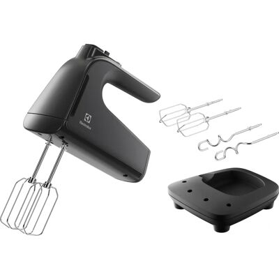 Electrolux EHM4B Hand Mixer - 500W, Zwart, 5+1 Snelheid, RVS Electrolux EHM4B Hand Mixer - 500W, Zwart, 5+1 Snelheid, RVS