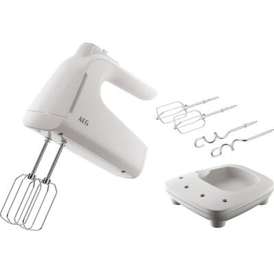 AEG Handmixer - 500W, 2 Geschwindigkeiten - Weiß AEG Handmixer - 500W, 2 Geschwindigkeiten - Weiß