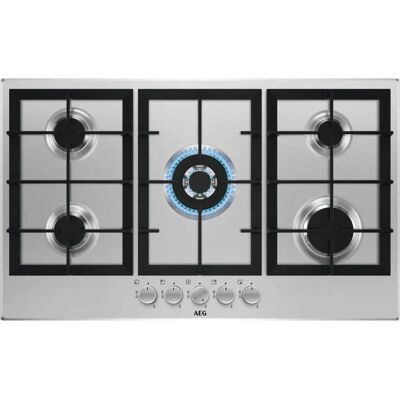AEG HGX95320SM - Stainless steel - Gas Hob AEG HGX95320SM - Stainless steel - Gas Hob