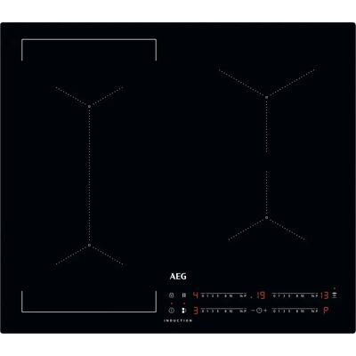 AEG IKX64441CB 60cm Series 6000 Frameless 4 Zone Induction Hob - Black AEG IKX64441CB 60cm Series 6000 Frameless 4 Zone Induction Hob - Black