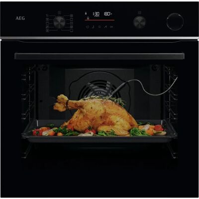 AEG - Einbaubackofen - Schwarz - Modell TR6PB50WSB - Backofen AEG - Einbaubackofen - Schwarz - Modell TR6PB50WSB - Backofen