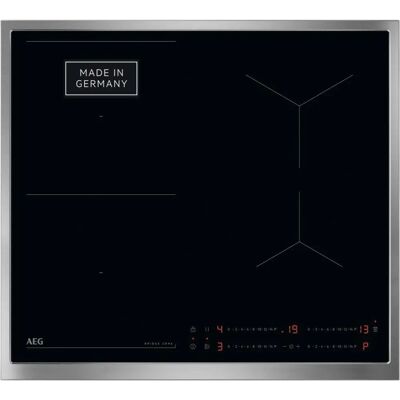 AEG Induction Cooktop TO64IB0FXB - 4 Zones, Black, Edelstahl Frame AEG Induction Cooktop TO64IB0FXB - 4 Zones, Black, Edelstahl Frame