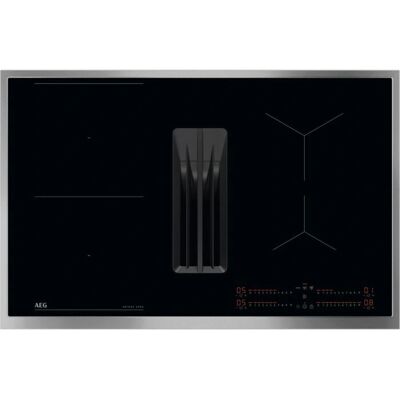 AEG TH84CB0FRB - Nero - Piano cottura a induzione con cappa integrata AEG TH84CB0FRB - Nero - Piano cottura a induzione con cappa integrata