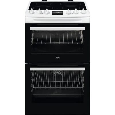 AEG CCX1530ACW - Freestanding Double Oven Electric Cooker - White AEG CCX1530ACW - Freestanding Double Oven Electric Cooker - White