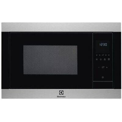 Electrolux Inox Built-in Microwave - 900W, 8 Power Levels - 23L Electrolux Inox Built-in Microwave - 900W, 8 Power Levels - 23L