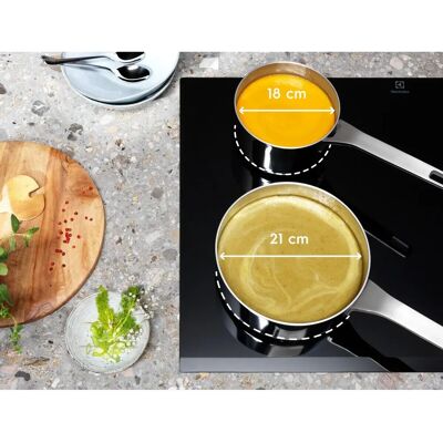 Electrolux EIV63342CW - Plaque de cuisson induction flexible - 60cm - Publicité Electrolux EIV63342CW - Plaque de cuisson induction flexible - 60cm - Publicité