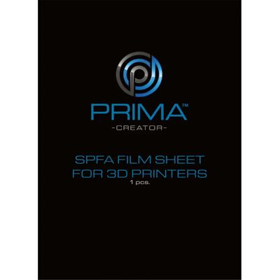 Foglio di film SPFA PrimaCreator per stampanti 3D - 200 x 270 mm - Accessori di stampa 3D Foglio di film SPFA PrimaCreator per stampanti 3D - 200 x 270 mm - Accessori di stampa 3D