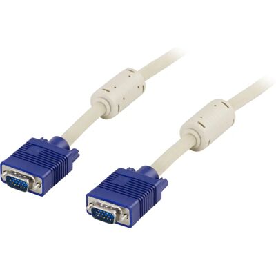 Deltaco RGB-2D 15m VGA-kaapeli - Sininen & Valkoinen - Video & Verkko Kaapeli Deltaco RGB-2D 15m VGA-kaapeli - Sininen & Valkoinen - Video & Verkko Kaapeli