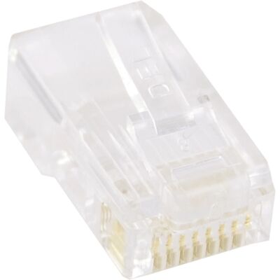 Deltaco MD-3 RJ45 Läpinäkyvä verkkoliitin - 20 kpl Deltaco MD-3 RJ45 Läpinäkyvä verkkoliitin - 20 kpl