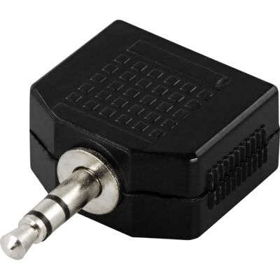 Deltaco AA-2 Kabel-Adapter - 3,5 mm Stereo Deltaco AA-2 Kabel-Adapter - 3,5 mm Stereo