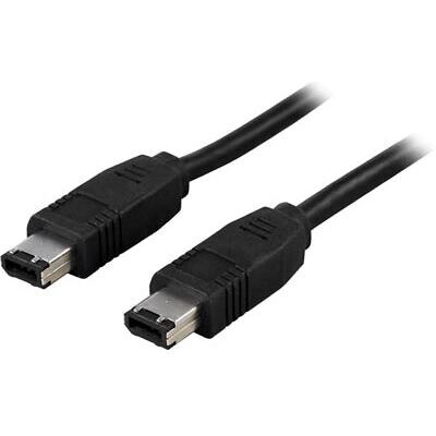 Deltaco FW-2 FireWire-kaapeli - 2m Musta Deltaco FW-2 FireWire-kaapeli - 2m Musta