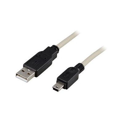 Deltaco USB 2.0 Kaapeli A/mini B - 1m Deltaco USB 2.0 Kaapeli A/mini B - 1m
