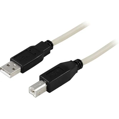 Deltaco USB 2.0 Kaapeli A/B - 5m - USB A - USB B Deltaco USB 2.0 Kaapeli A/B - 5m - USB A - USB B