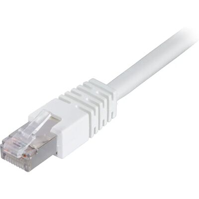 Deltaco FTP Cat6 - 1m Netzwerkkabel Weiß Deltaco FTP Cat6 - 1m Netzwerkkabel Weiß