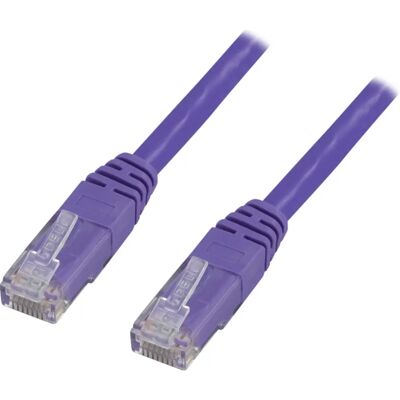 Deltaco TP-610P Violetti 10m Cat6 U/UTP Verkkokaapeli Deltaco TP-610P Violetti 10m Cat6 U/UTP Verkkokaapeli