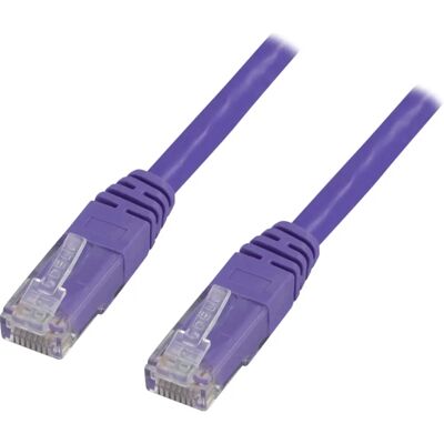 Deltaco Violetti Cat6 Verkkokabing - 1m Deltaco Violetti Cat6 Verkkokabing - 1m