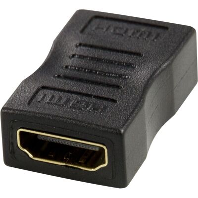 Deltaco Malli HDMI-12 - HDMI-adapteri, naaras naaras - Kaapeli Deltaco Malli HDMI-12 - HDMI-adapteri, naaras naaras - Kaapeli