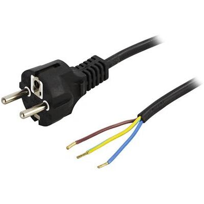 Deltaco DEL-109R - Stromkabel - 2 m Schwarz - CEE7/7 - Netzwerkkabel Deltaco DEL-109R - Stromkabel - 2 m Schwarz - CEE7/7 - Netzwerkkabel