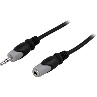 Deltaco MM-159 1m Musta audiokaapeli - audio cable Deltaco MM-159 1m Musta audiokaapeli - audio cable