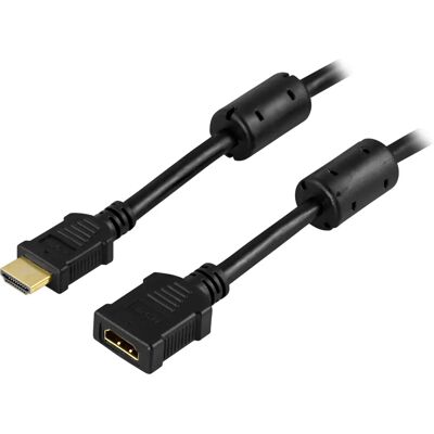 Deltaco HDMI-kabel - 3m - HDMI Type A - Svart Deltaco HDMI-kabel - 3m - HDMI Type A - Svart