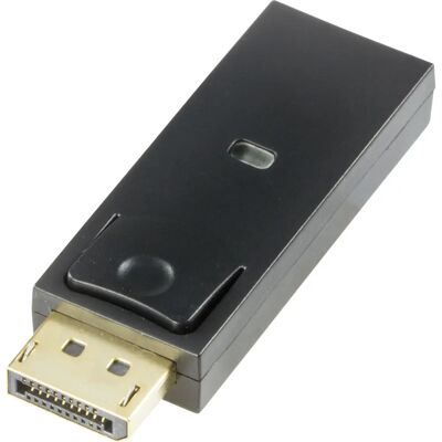Deltaco DisplayPort to HDMI Adapter - Musta - DisplayPort to HDMI Deltaco DisplayPort to HDMI Adapter - Musta - DisplayPort to HDMI