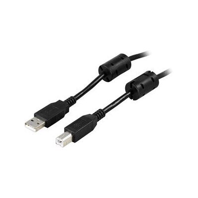 Deltaco USB 2.0 Kabel - 5m - Svart Deltaco USB 2.0 Kabel - 5m - Svart
