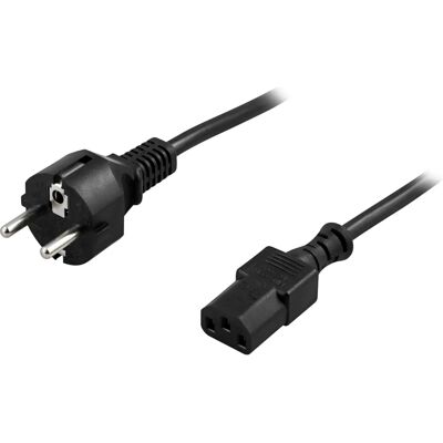 Deltaco DEL-111M Câble d'alimentation - 5m Noir C13 Deltaco DEL-111M Câble d'alimentation - 5m Noir C13