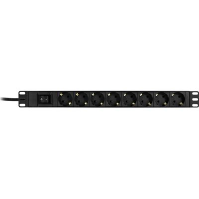Deltaco GT-8531 Strømforlengelse - 6 Utganger, 3m Kabel, Innendørs Svart Deltaco GT-8531 Strømforlengelse - 6 Utganger, 3m Kabel, Innendørs Svart