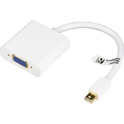 Deltaco Valkoinen DisplayPortin ja VGA:n adapteri 0,05 m Deltaco Valkoinen DisplayPortin ja VGA:n adapteri 0,05 m