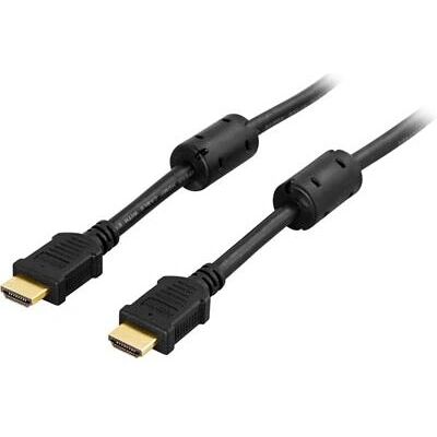 Deltaco 5m HDMI Typ A svart - HDMI-kabel Deltaco 5m HDMI Typ A svart - HDMI-kabel